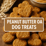 Homemade Peanut Butter Oat Dog Treats