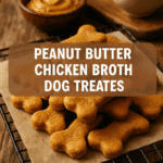Peanut Butter Chicken Broth Dog Treats