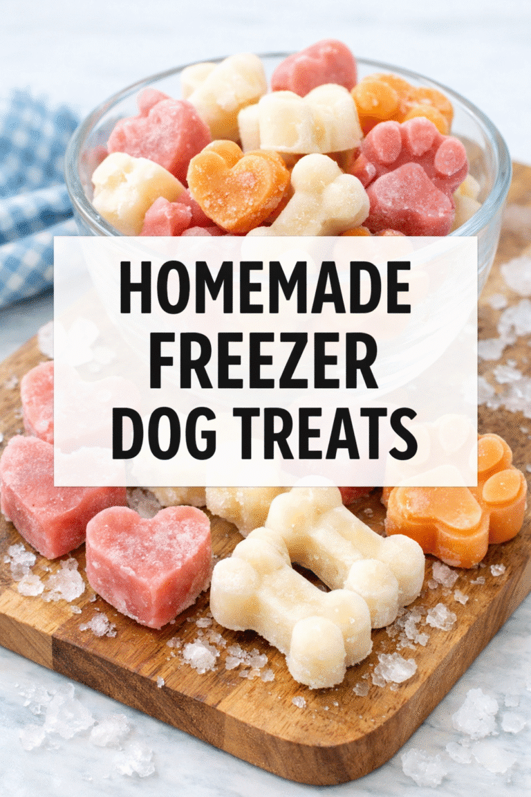 Homemade Freezer Dog Treats