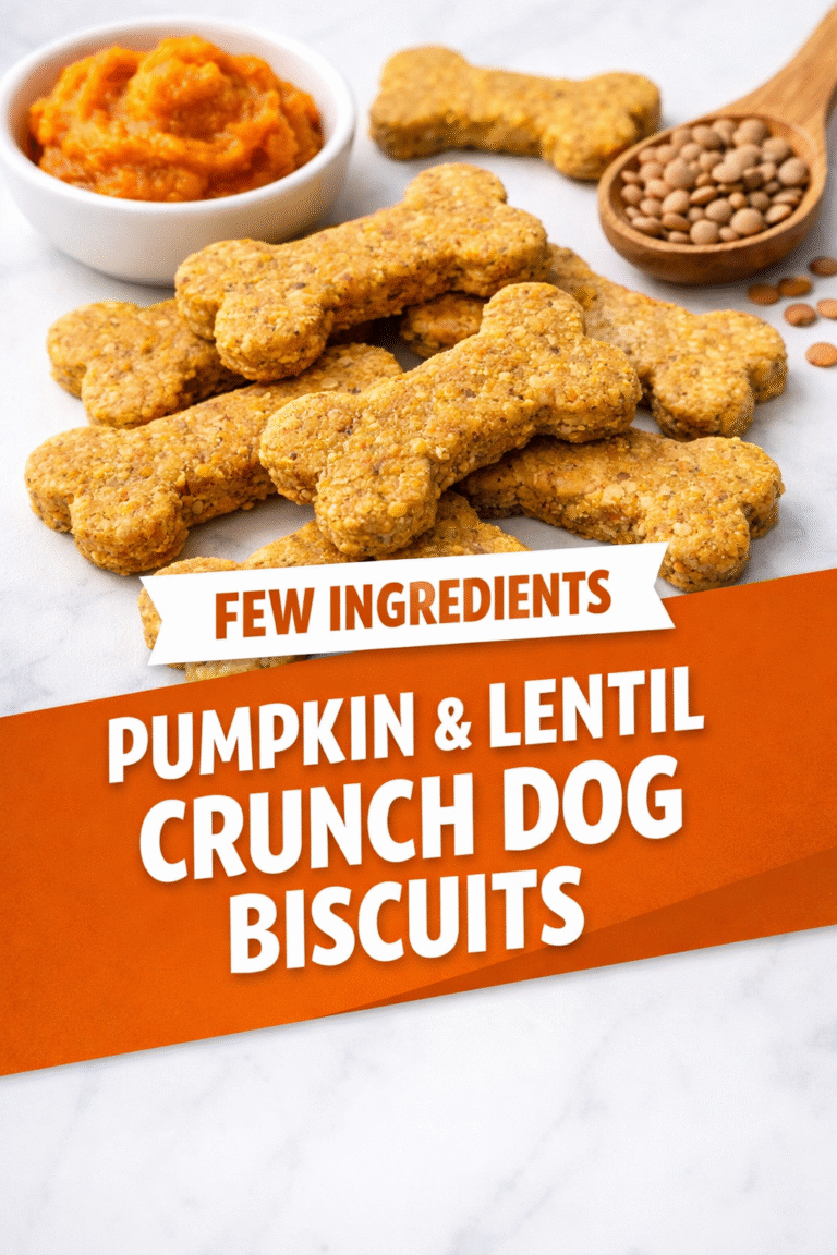Pumpkin & Lentil Crunch Dog Biscuits