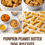Pumpkin Dog Biscuits with Peanut Butter