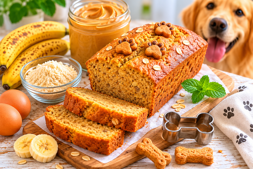 Classic Grain-Free Banana Bread for Dogs