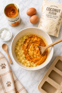 Grain-Free Banana & Pumpkin Dog Bread