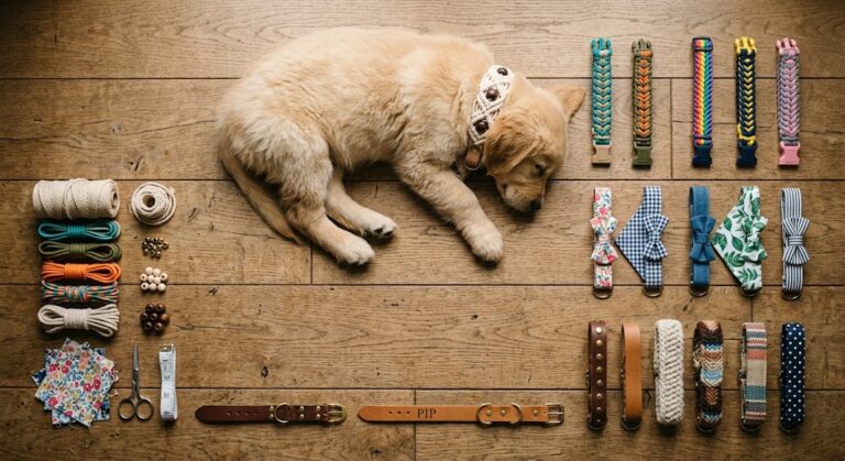 12 Adorable DIY Dog Collar Ideas Your Pup Will Actually Wear