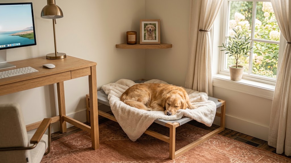Home Office Dog Corner
