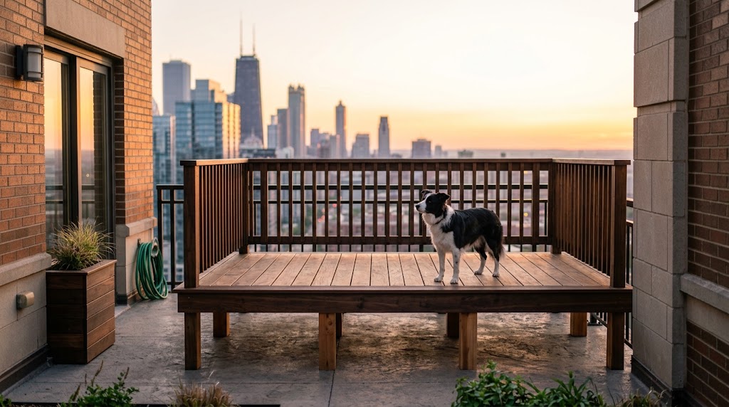 The Elevated Deck-Style Wooden Run